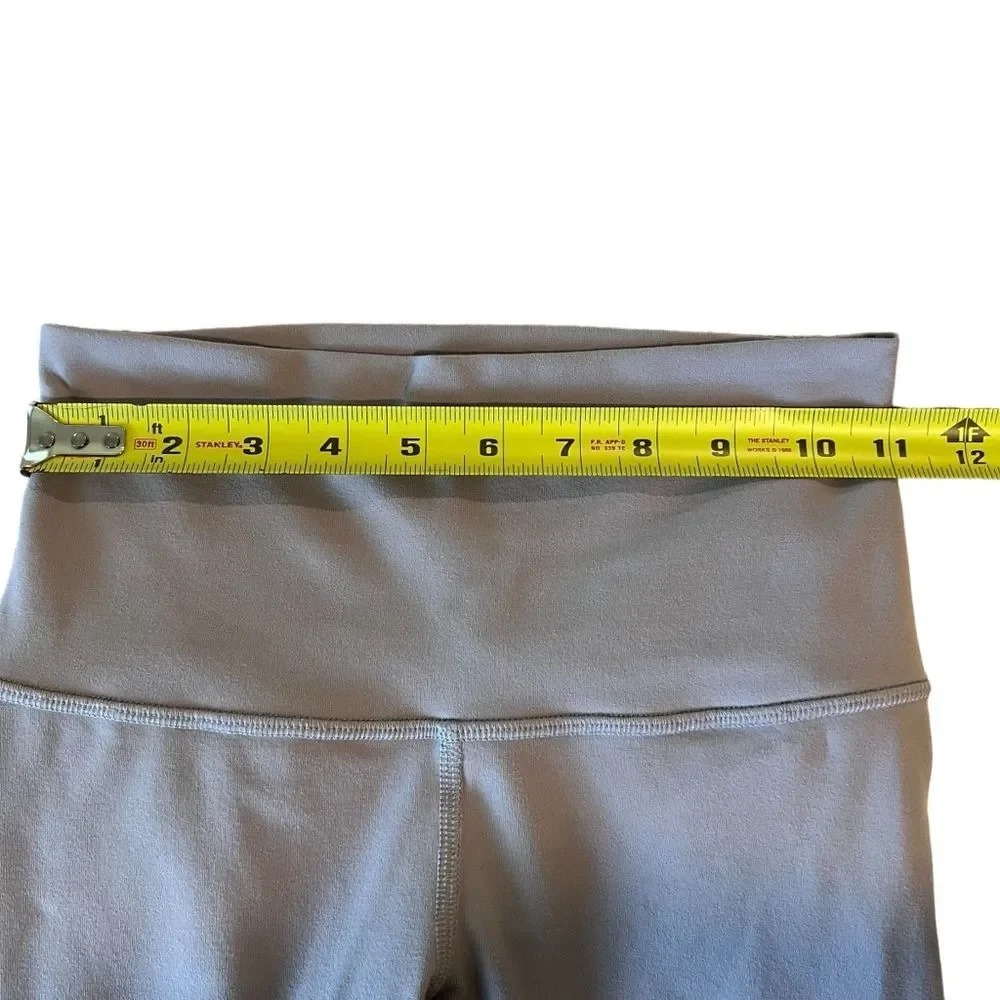 Alo Full Length Light Gray Activewear Workout Leggings Womens Extra Small Yoga‎